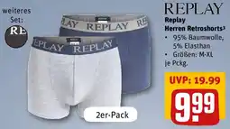 REWE Replay Herren Retroshorts Angebot