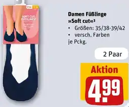 REWE Damen Füßlinge Soft cut Angebot