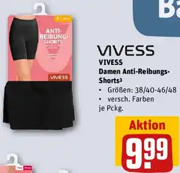 REWE VIVESS Damen Anti-Reibungs Shorts Angebot