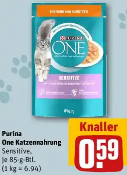 REWE Purina One Katzennahrung Angebot
