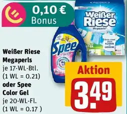 REWE Weißer Riese Megaperls oder Spee Color Gel Angebot