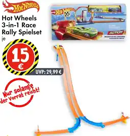 TEDi Hot Wheels 3-in-1 Race Rally Spielset Angebot