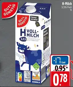 SBK GUT& GÜNSTIG H-Milch Angebot