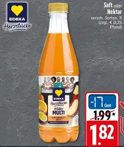 SBK EDEKA Herzstücke Saft oder Nektar Angebot