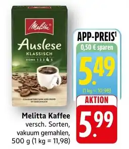 SBK Melitta Kaffee Angebot