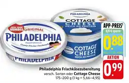 SBK Philadelphia Frischkäsezubereitung oder Cottage Cheese Angebot