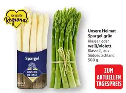 SBK Unsere Heimat Spargel grün oder weiß/violett Angebot