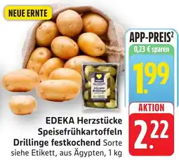 SBK EDEKA Herzstücke Speisefrühkartoffeln Drillinge festkochend Angebot