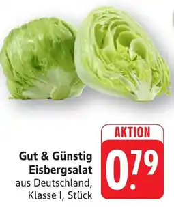SBK Gut & Günstig Eisbergsalat Angebot