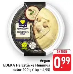 SBK Vegan EDEKA Herzstücke Hummus natur Angebot