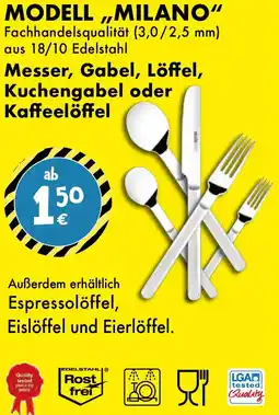 TEDi Messer, Gabel, Löffel, Kuchengabel oder Kaffeelöffel Angebot