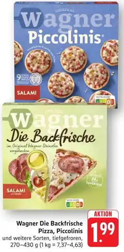 SBK Wagner Die Backfrische Pizza, Piccolinis Angebot