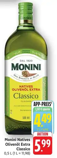 SBK Monini Natives Olivenöl Extra Classico Angebot