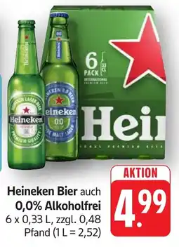 SBK Heineken Bier auch 0,0% Alkoholfrei Angebot