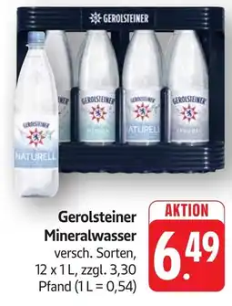 SBK Gerolsteiner Mineralwasser Angebot