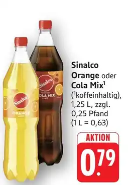 SBK Sinalco Orange oder Cola Mix Angebot