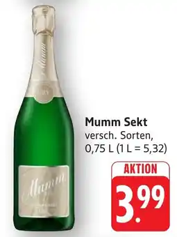 SBK Mumm Sekt Angebot