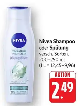 SBK Nivea Shampoo oder Spülung Angebot