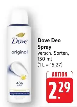 SBK Dove Deo Spray Angebot