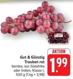 SBK Gut & Günstig Trauben rot Angebot