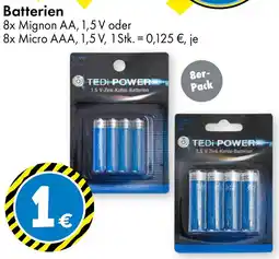 TEDi TEDI POWER Batterien Angebot