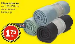 TEDi Fleecedecke Angebot