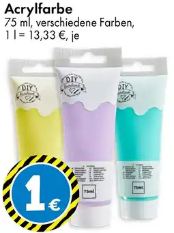 TEDi Acrylfarbe Angebot