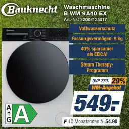 Expert Technomarkt Bauknecht Waschmaschine B WM 9A40 EX Angebot