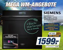 Expert Technomarkt SIEMENS Einbaubackofen HM776GNB1F iQ700 Einbau-Backofen mit Mikrowellenfunktion Angebot