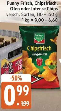 Edeka Funny Frisch, Chipsfrisch, Ofen oder Intense Chips Angebot