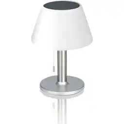 Netto Marken-Discount EASYmaxx Solar-Tischleuchte 3,7V Edelstahl/weiß Angebot