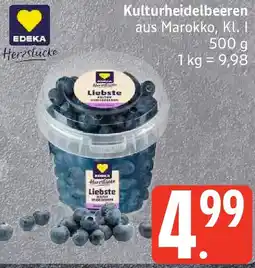 Edeka EDEKA Herzstücke Kulturheidelbeeren Angebot
