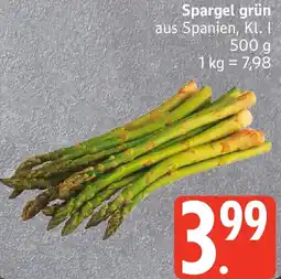 Edeka Spargel grün Angebot
