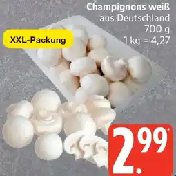 Edeka Champignons weiß Angebot