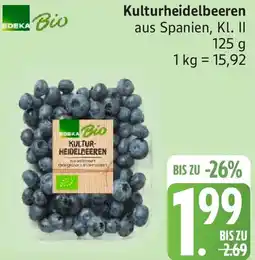 Edeka EDEKA Bio Kulturheidelbeeren Angebot