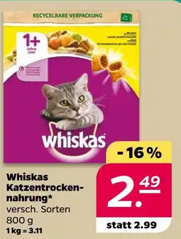 NETTO Whiskas katzentrocken­nahrung Angebot