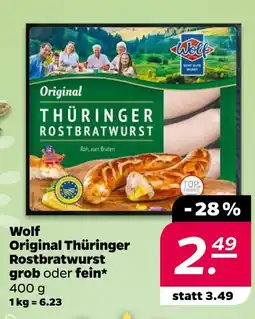 NETTO Wolf original thüringer rostbratwurst Angebot