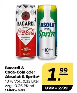 NETTO Bacardi bacardi & coca-cola Angebot