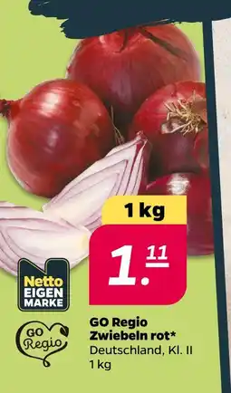 NETTO Netto eigenmarke go regio zwiebeln rot Angebot