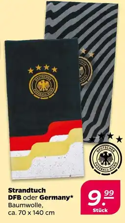 NETTO Deutscher fußball-bund strandtuch dfb oder germany Angebot