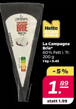 NETTO Netto eigenmarke la campagna brie Angebot