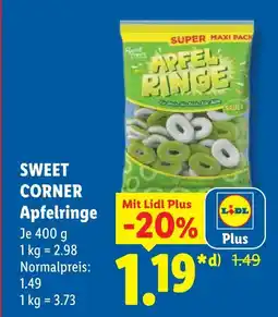 Lidl Sweet corner apfelringe Angebot