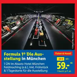 Lidl Formula 1 die ausstellung in münchen Angebot
