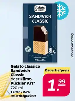 NETTO Gelato classico sandwich classic oder fürst pückler art Angebot
