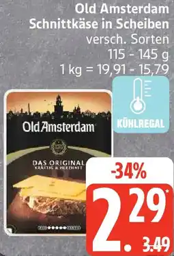 Edeka Old Amsterdam Schnittkäse in Scheiben Angebot