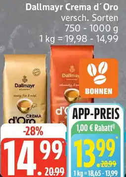 Edeka Dallmayr Crema d'Oro Angebot