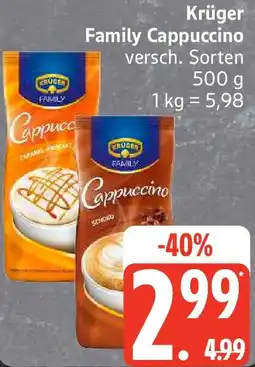 Edeka Krüger Family Cappuccino Angebot