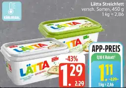 Edeka Lätta Streichfett Angebot