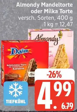 Edeka Almondy Mandeltorte oder Milka Torte Angebot