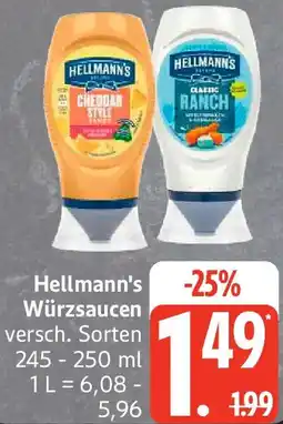 Edeka Hellmann's Würzsaucen Angebot